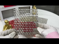 13ft geweven geverfd bronzen draadnet voor gebouw gevel