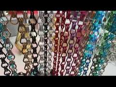 11mm 23mm Sand Colo Aluminium Ketting Vliegscherm Deur Gordijn Antiwear