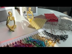 ODM 2mm Metal Chain Door Fly Screen Chain Curtain voor architectonische gordijnen