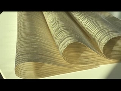 0.9mm Geverfde draad Geweven metaalstof Gelamineerd glas Brandwerend 1,76 kg/m2