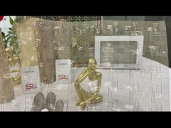 120m Twill Woven Glass Laminated Wire Mesh Architectonische gevelbekleding