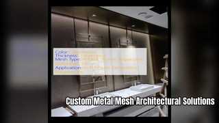 Custom Architectural Metal Mesh for Modern Building Design