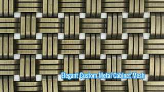 Aangepaste metalen gaas voor elegante kastdecoratie XY-1512