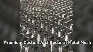 Op maat gemaakt architectonisch metalen gaas voor moderne gevels