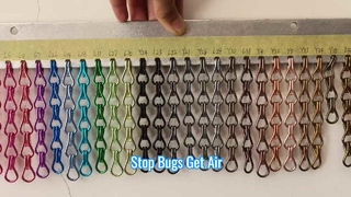 Insectenbescherming met aluminium ketting