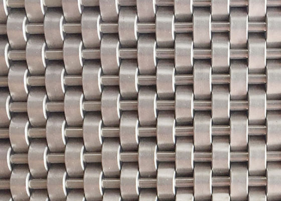 316SS decoratief Lift Geweven Staal Mesh Panels 6m Max Length