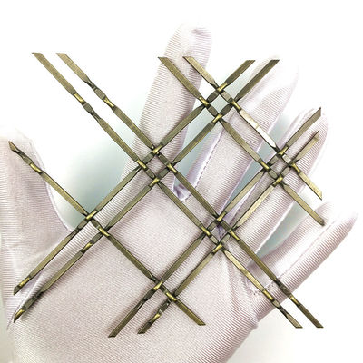 Hittebestendige Keperstofweefsel Geweven Draad Mesh Panels Steel