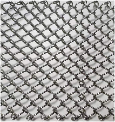 Koper gepolijst afwerking Architectonisch uitgebreid metalen gaas met twill weefstijl