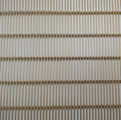 Decoratieve weefdraad Flexibel metaal mesh stof poedercoating voor gordijnen
