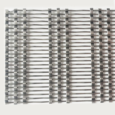 0.8mm 2.0mm Draaddiameter Roestvrij staal Architectonisch gaas Gemakkelijk te installeren