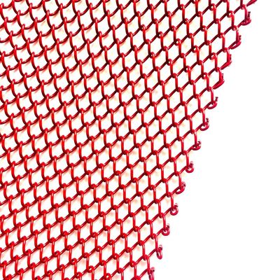 Persoonlijke draperies met metalen spoelen 1,1 kg/m2 Gewicht en maat van het gat voor prestaties