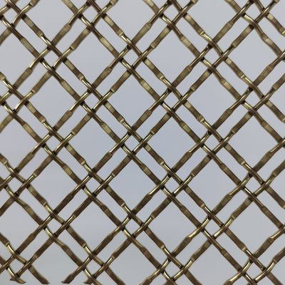 Architectonisch gekrimpt geweven draadnet Metalen draadnet als leuning kan worden gebruikt als binnen- en buitenveiligheid