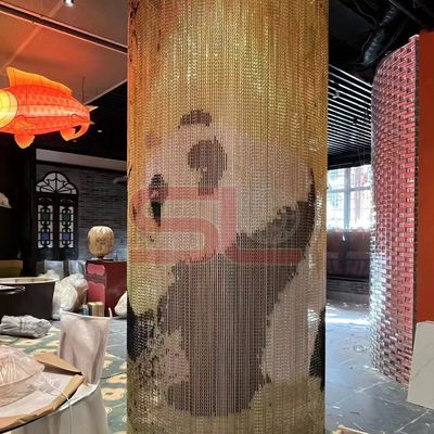 Aluminiumketentype Goed ventilatievermogen Interieur decoratie Afschermplafond