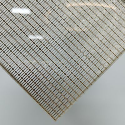 304 316L roestvrijstalen draadgasharing gelaagd glas met 21 gaas