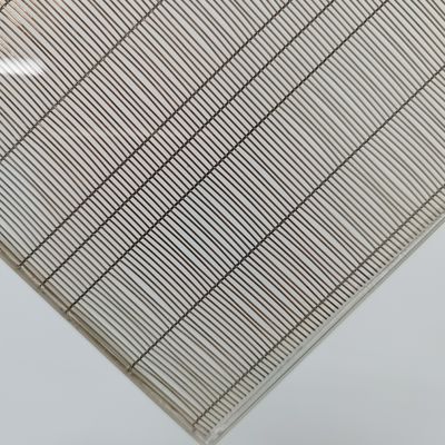 Hoge treksterkte Sterkte decoratief draadnet Gelamineerd glas Brandweerstand A1