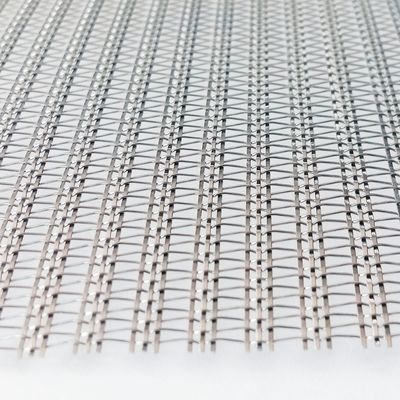 Architectonisch glas gelamineerd roestvrijstalen draadnet geweven voor moderne ruimteverdelers en wandbekleding