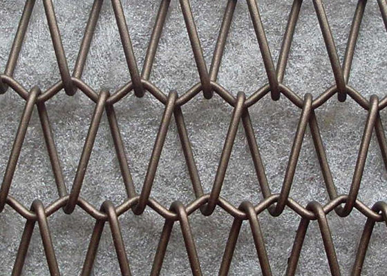6ft Antiwear Spiraalvormige Draad Mesh Conveyor Belt Fracture Resistance