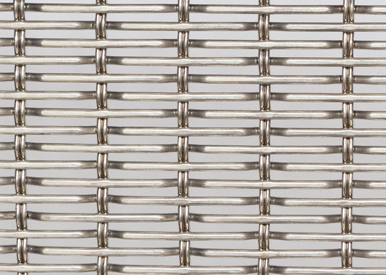 Stijve Roestvrij staal Geweven OEM van de Draadmesh stairs railing van de Slotgolfplaat