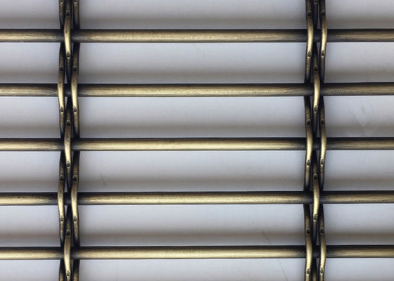 De Verdeler Decoratieve Geweven Draad Mesh Screen Plated Metal van de messingsbarbecue