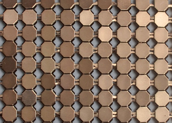 SGS van de Lovertjesoilproof van het Bekledingsaluminium het Metaalmetaal Mesh Fabric For Clothing