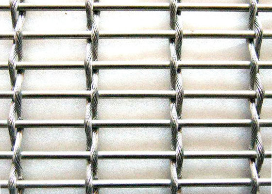 Blinde de Verdeler Decoratieve Geweven Draad Mesh Crimped Architectural van het Elegantiemetaal