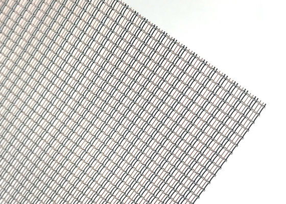 Glas van de luxe het Decoratieve Blauwe Kleur met Metaal Mesh Interlayer Plain Woven