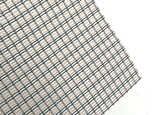 Glas van de luxe het Decoratieve Blauwe Kleur met Metaal Mesh Interlayer Plain Woven