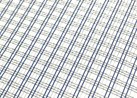 Flexibele Gekleurde Glas Gelamineerde Draad Mesh Metal Fabrics