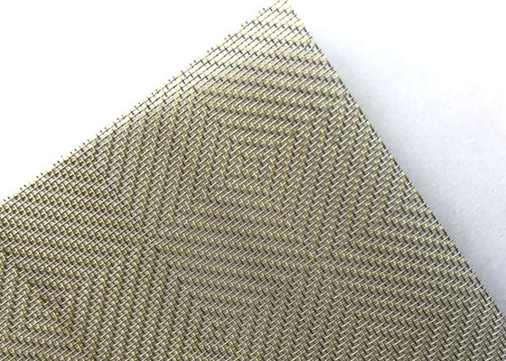 De bronskleur lamineerde Glas/metaal- Dun Mesh Copper Wire Woven Ultra