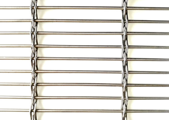 Ss 316 het Flexibele Openen van Mesh Facade Using 67% van het Kabel Architecturale Metaal