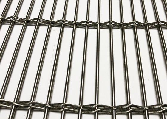Ss316 de Architecturale Bekleding van Roestvrij staalmesh flexible builing wire facade