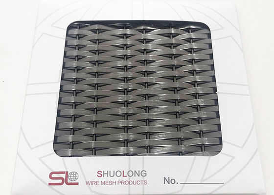 3.6mm Zwart Kleurenss304 Staal Mesh Architecture For Decorative Panels