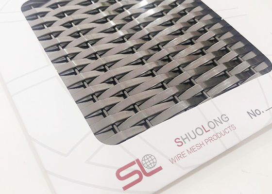 3.6mm Zwart Kleurenss304 Staal Mesh Architecture For Decorative Panels