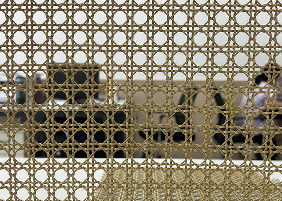 Draad van het Metaalmesh stainless steel decorative woven van de verf de Gouden Kleur Architecturale