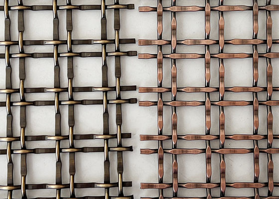 Antieke de Golfplaatdraad Mesh Grilles For Cabinet Doors van het Koper Decoratieve Geweven Slot