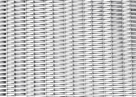 Roestvrij staal Stijve Geweven Draad Mesh Panels 4.8mm voor Liftbekleding