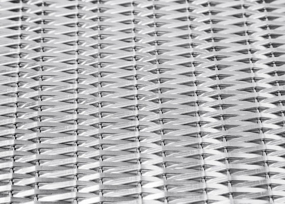 Roestvrij staal Stijve Geweven Draad Mesh Panels 4.8mm voor Liftbekleding