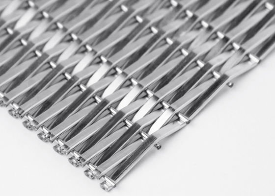 Binnenlands Architecturaal Geweven het Metaalnetwerk 3.6mm Verklaarde ISO9000 van de Muurbekleding