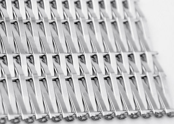 Binnenlands Architecturaal Geweven het Metaalnetwerk 3.6mm Verklaarde ISO9000 van de Muurbekleding