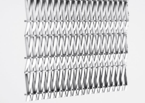 Binnenlands Architecturaal Geweven het Metaalnetwerk 3.6mm Verklaarde ISO9000 van de Muurbekleding