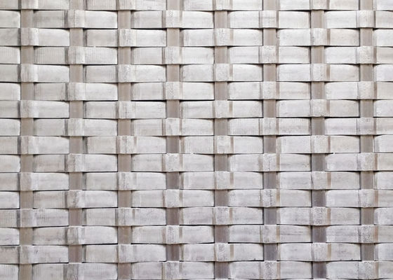 Aluminium vlak Geweven Draad Mesh Panels 3.0m voor Vuurvast Plafond