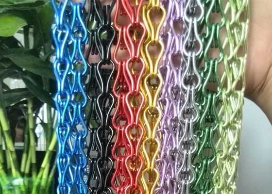 Het bruine 1.5mm Lichtgewichtscherm van de Aluminiumvlieg ketent Decoratieve Geassorteerde Kleuren