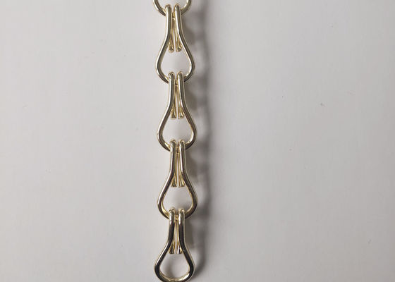 Het architecturale Geanodiseerde 1.5mm Antirust Gordijn van de de Verbindingsdeur van de Metaalketting
