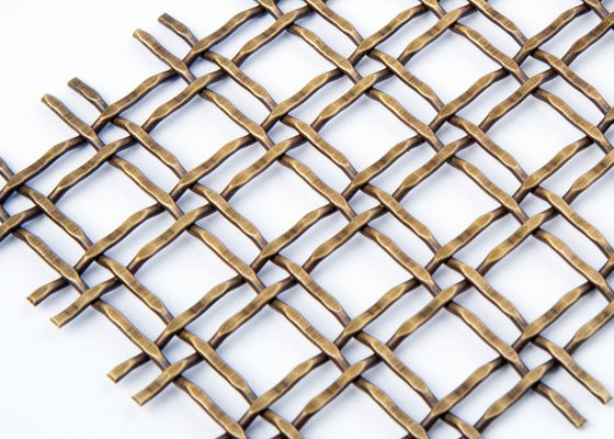 3.3mm Decoratieve Draad Mesh Grilles Stainless Steel Metal Mesh For Partitions