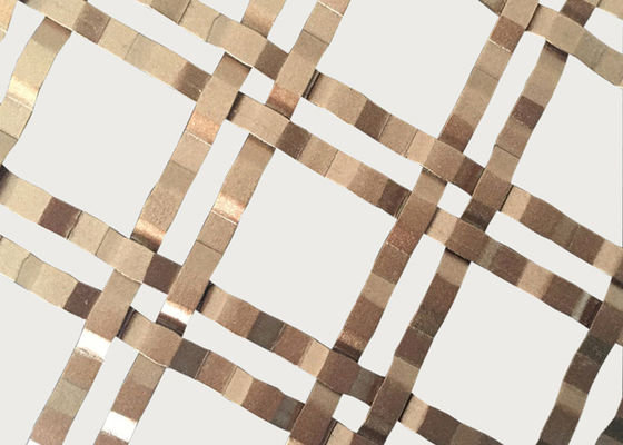 De Decoratieve Draad Mesh Grilles Painted Wire Mesh van de bronskleur voor Kabinettendeur