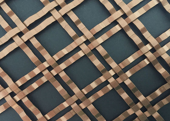 De Decoratieve Draad Mesh Grilles Painted Wire Mesh van de bronskleur voor Kabinettendeur