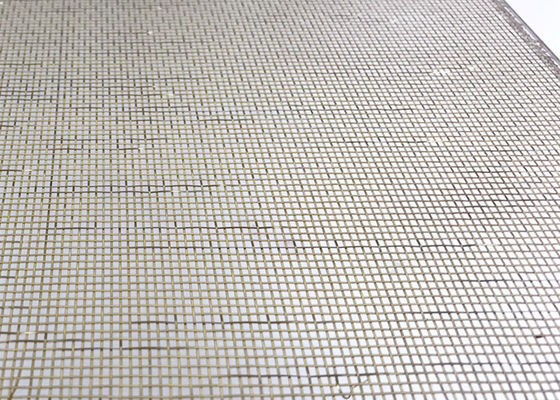 Glas van Mesh Metal Fabric For Art van de koper het Glas Gelamineerde Draad