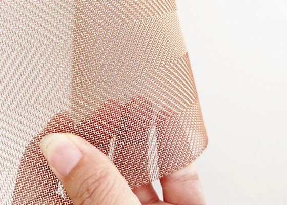 Architecturale Fijne Koperglas Gelamineerde Draad Mesh For Tempered Glass