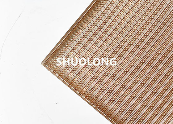 Fijn Brons Decoratief Architecturaal Mesh For Laminated Glass