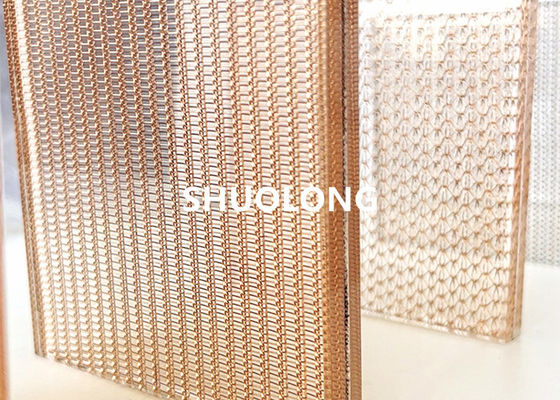 Fijn Brons Decoratief Architecturaal Mesh For Laminated Glass
